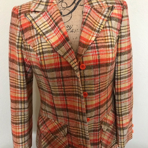 Vintage Young Pendleton Plaid Blazer - Picture 8 of 8
